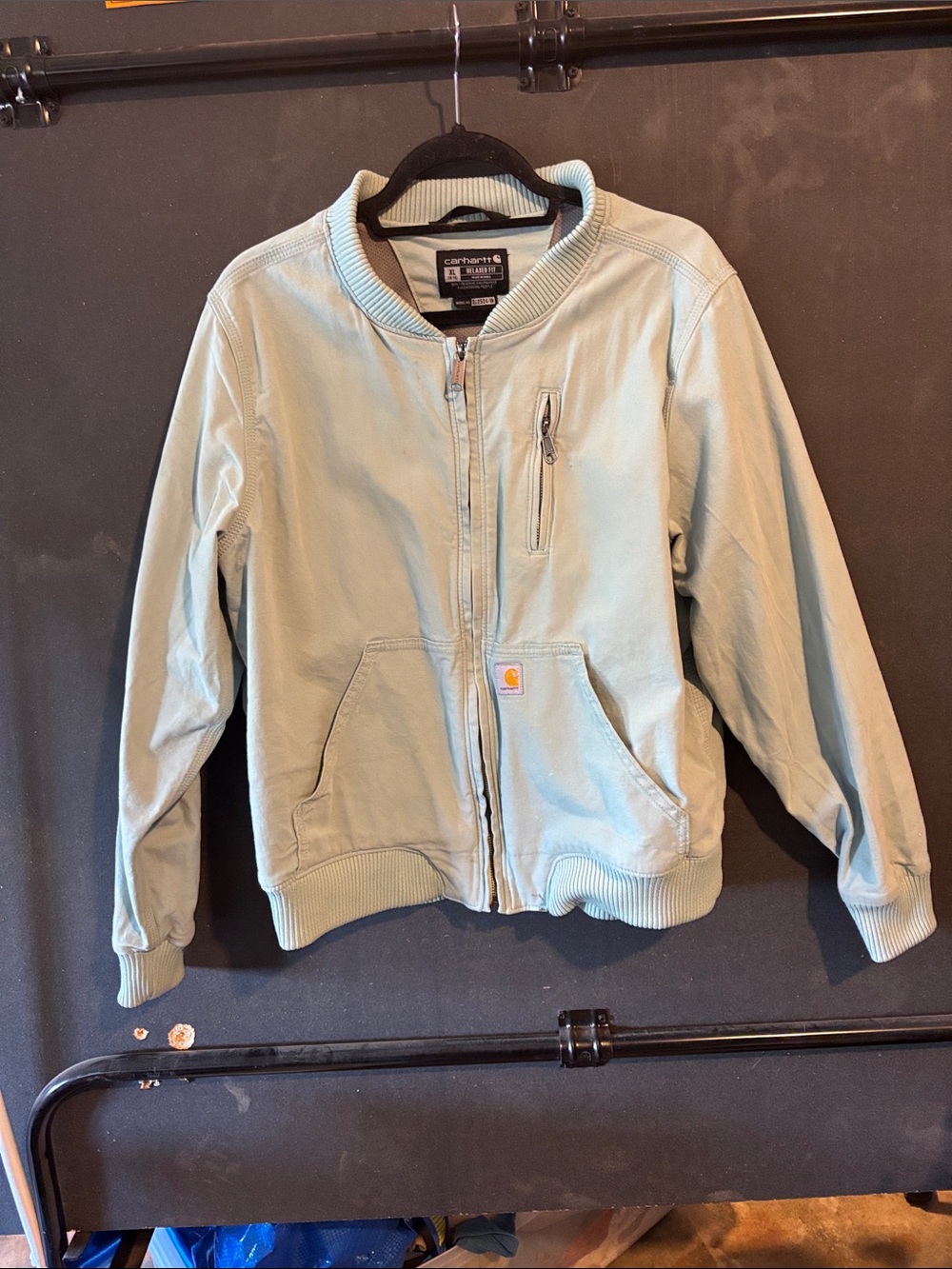 Carhartt Light Sage Green Bomber Jacket